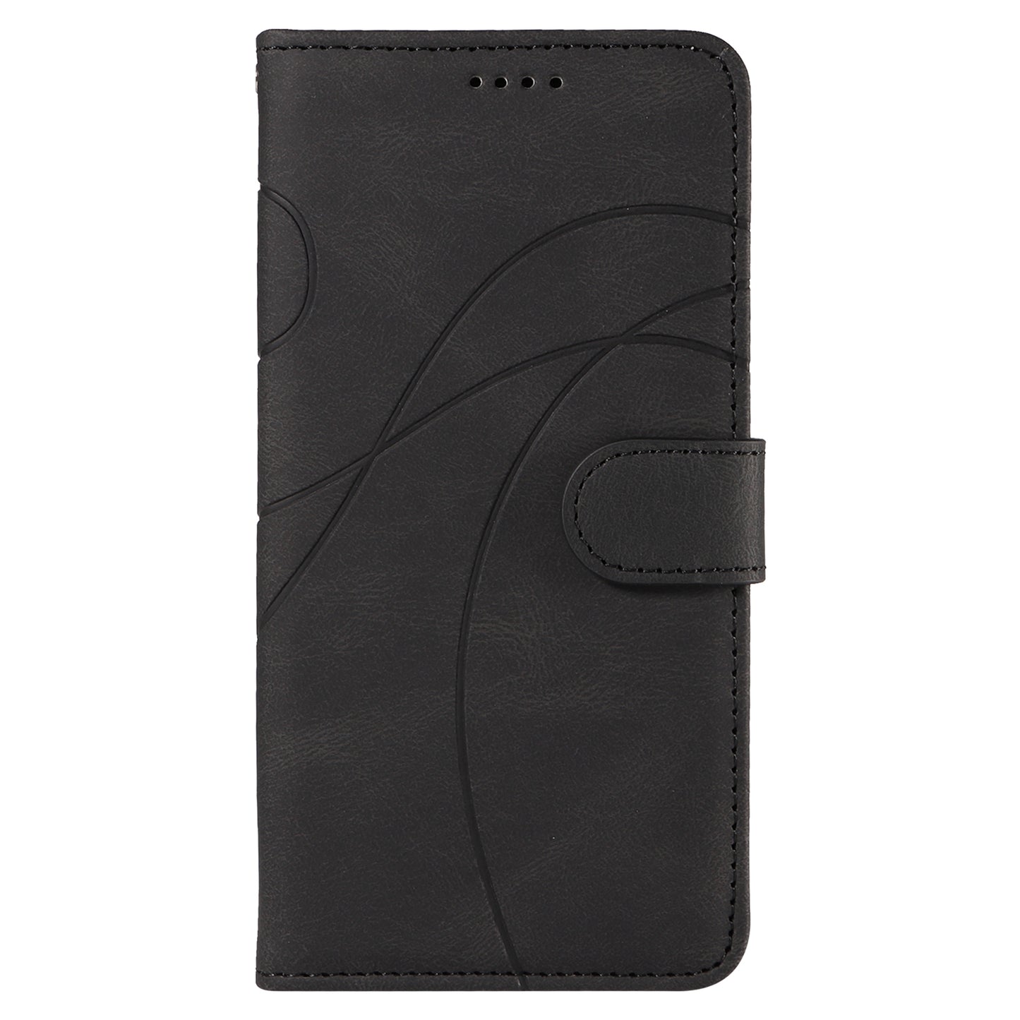 For Honor 90 Pro Slim-Fit Phone Case Imprinted Line Wallet Stand PU Leather Phone Cover