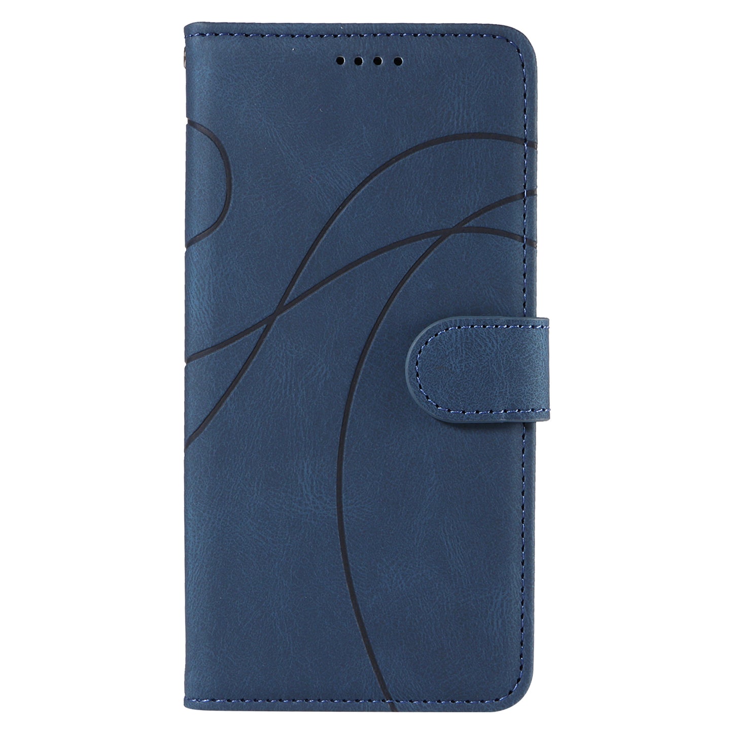 For Honor 90 Pro Slim-Fit Phone Case Imprinted Line Wallet Stand PU Leather Phone Cover