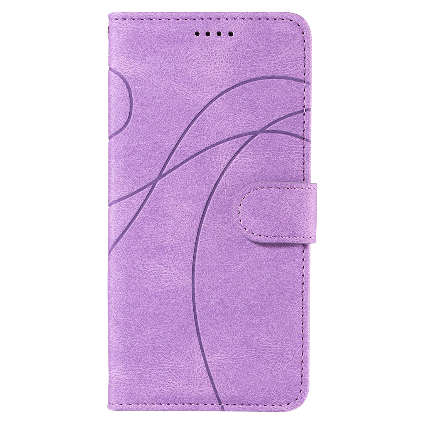 For Honor 90 Pro Slim-Fit Phone Case Imprinted Line Wallet Stand PU Leather Phone Cover