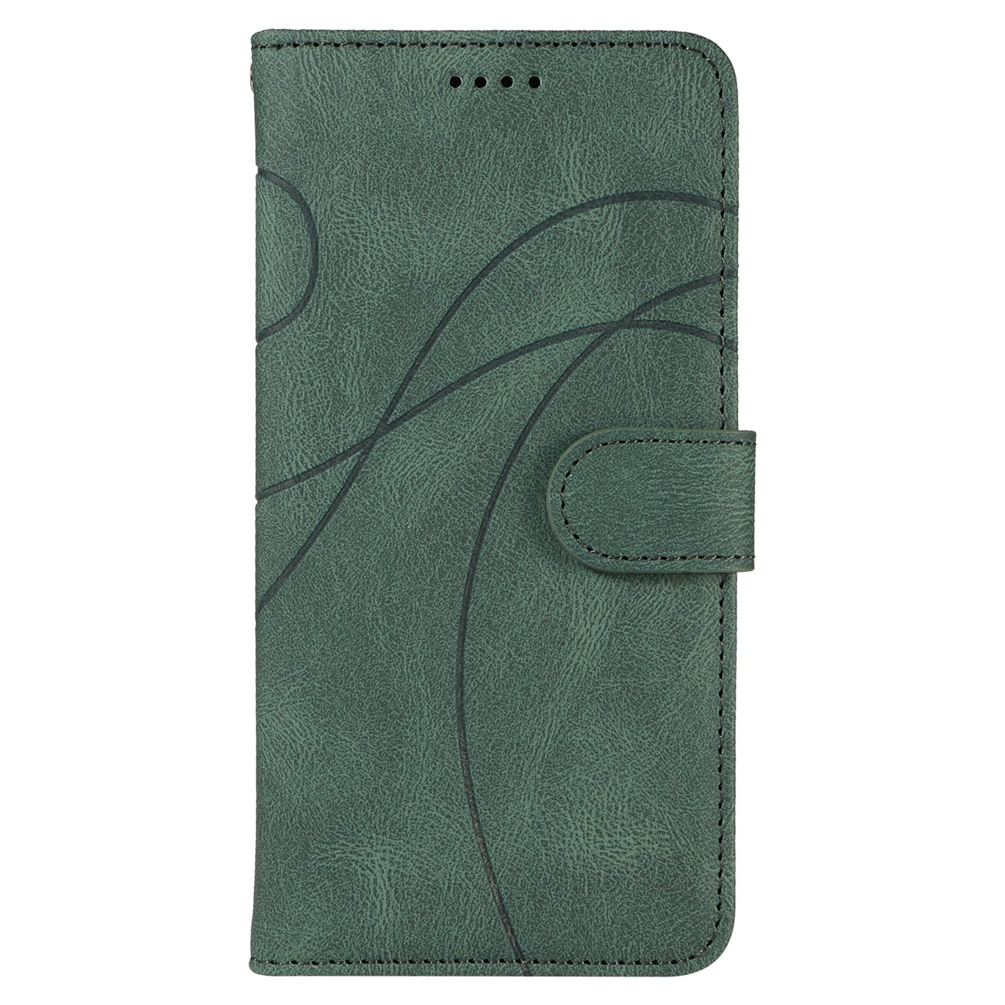 For Honor 90 Pro Slim-Fit Phone Case Imprinted Line Wallet Stand PU Leather Phone Cover