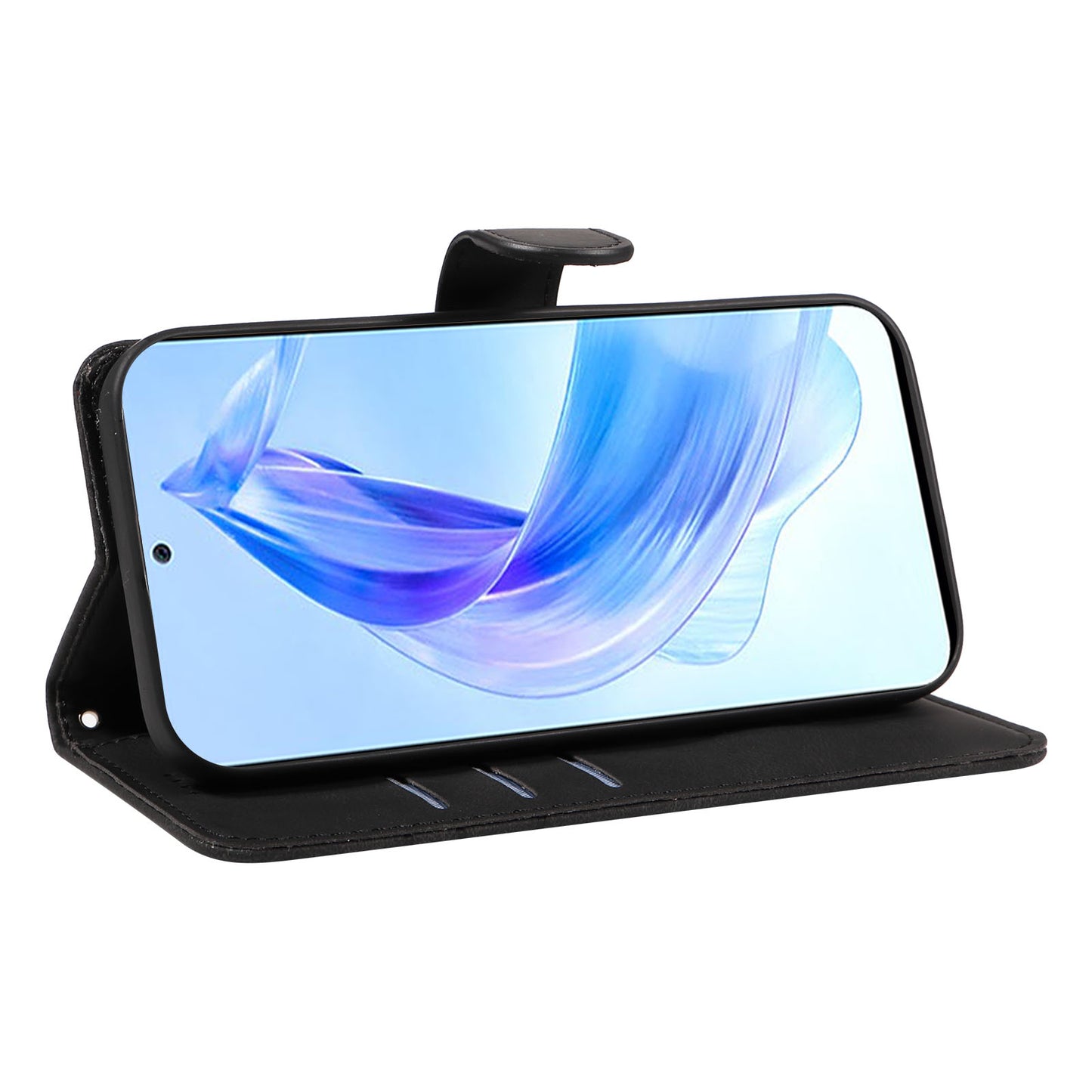 For Honor 90 Lite 5G / X50i 5G Cell Phone Case Imprinted Design Wallet TPU+PU Leather Stand Cover
