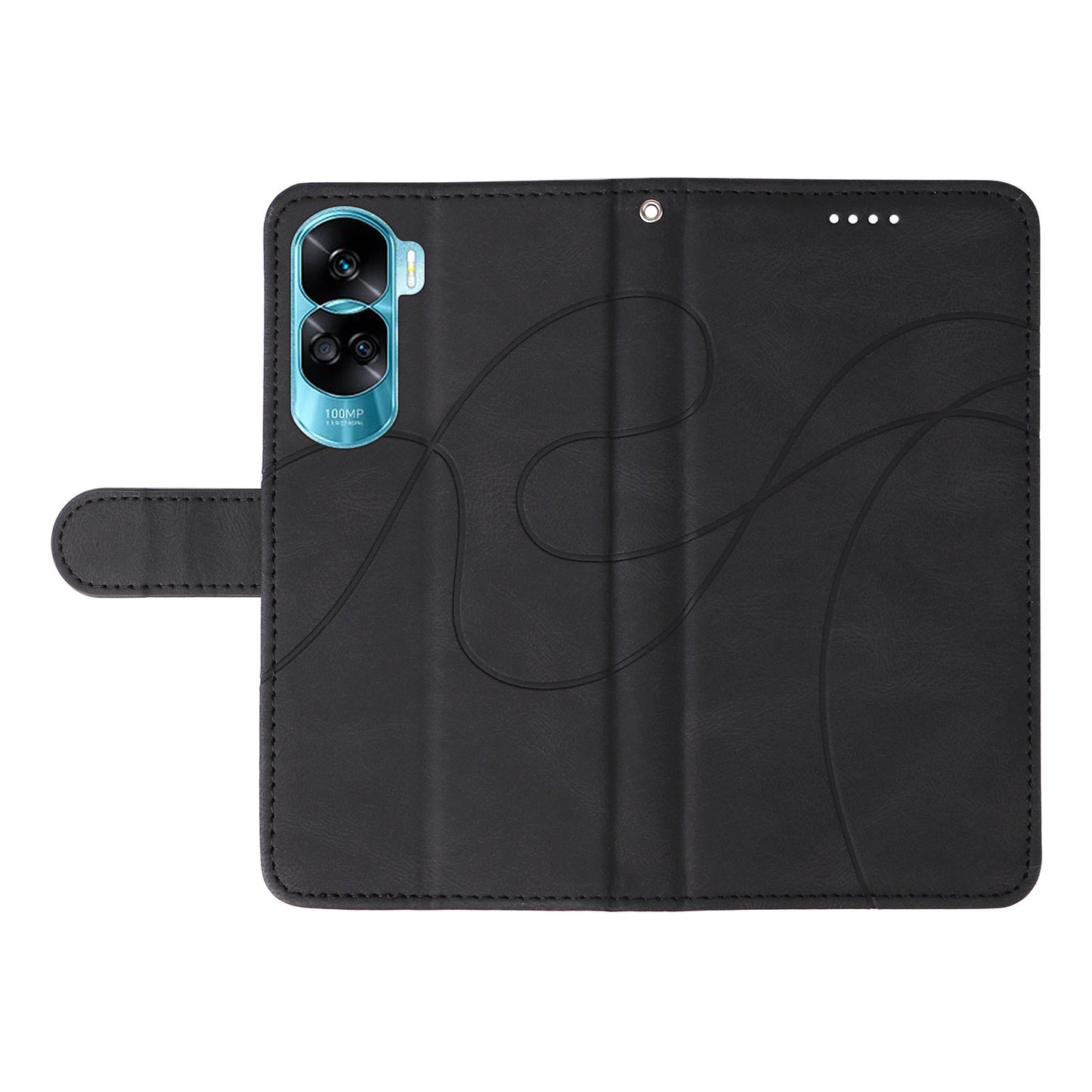 For Honor 90 Lite 5G / X50i 5G Cell Phone Case Imprinted Design Wallet TPU+PU Leather Stand Cover