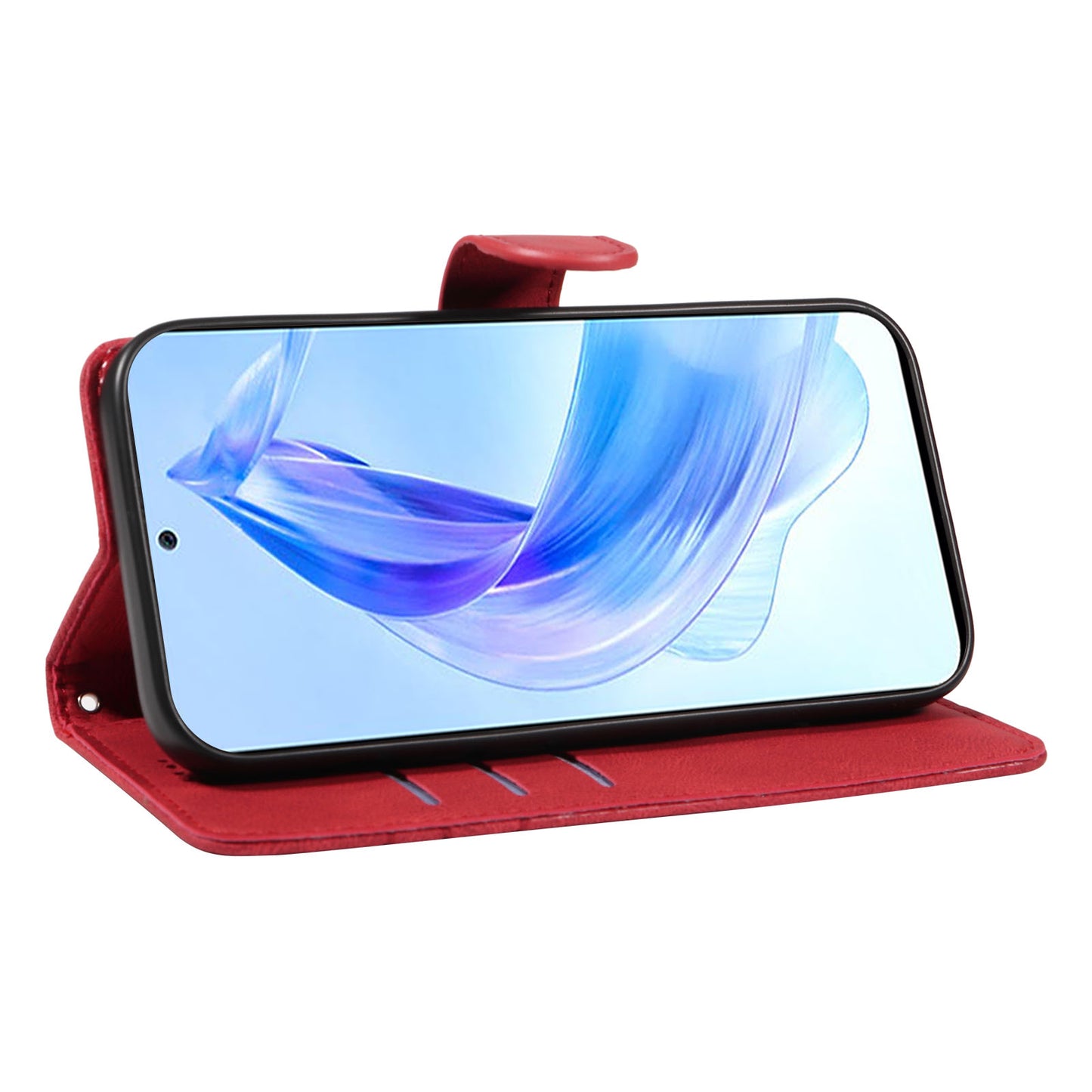 For Honor 90 Lite 5G / X50i 5G Cell Phone Case Imprinted Design Wallet TPU+PU Leather Stand Cover