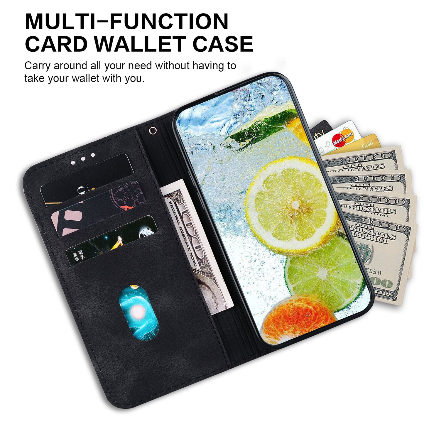For Honor X9 4G / X9 5G Double 8-Shape Imprint Leather Shell Anti-fall Wallet Stand Phone Cover