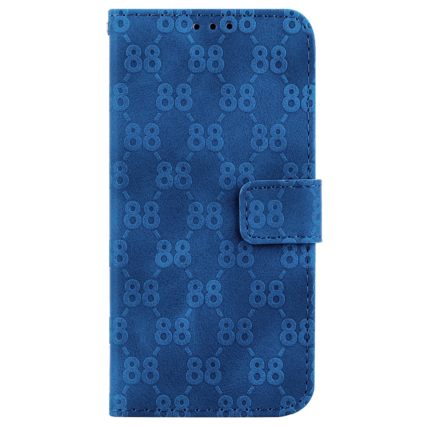 For Honor X9 4G / X9 5G Double 8-Shape Imprint Leather Shell Anti-fall Wallet Stand Phone Cover