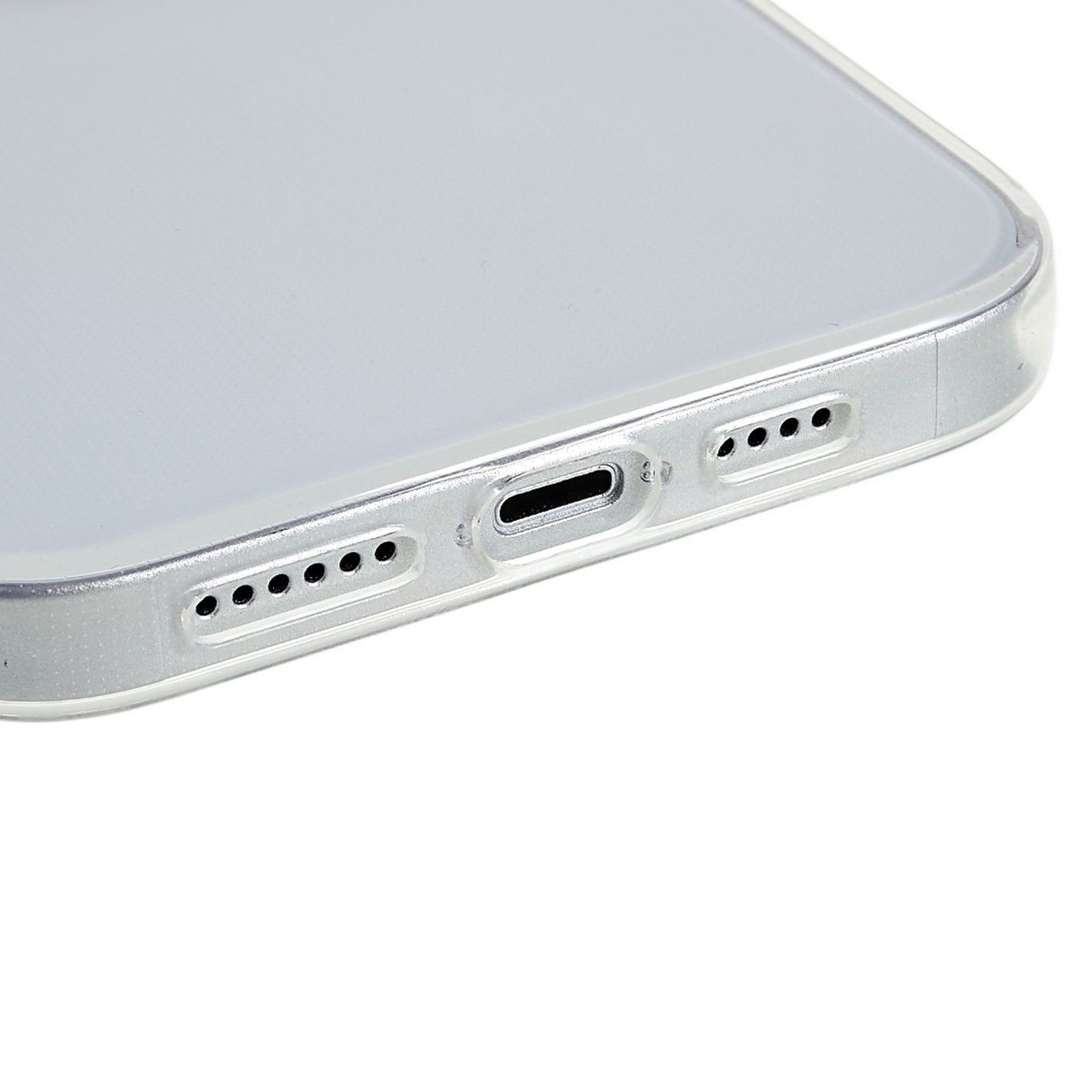 2.0mm TPU Phone Case for iPhone 15 , Watermark-free Transparent Protective Phone Cover