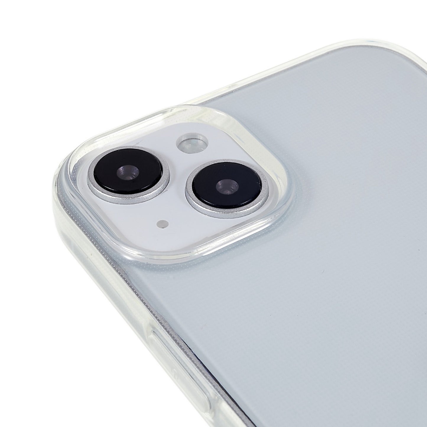 2.0mm TPU Phone Case for iPhone 15 , Watermark-free Transparent Protective Phone Cover