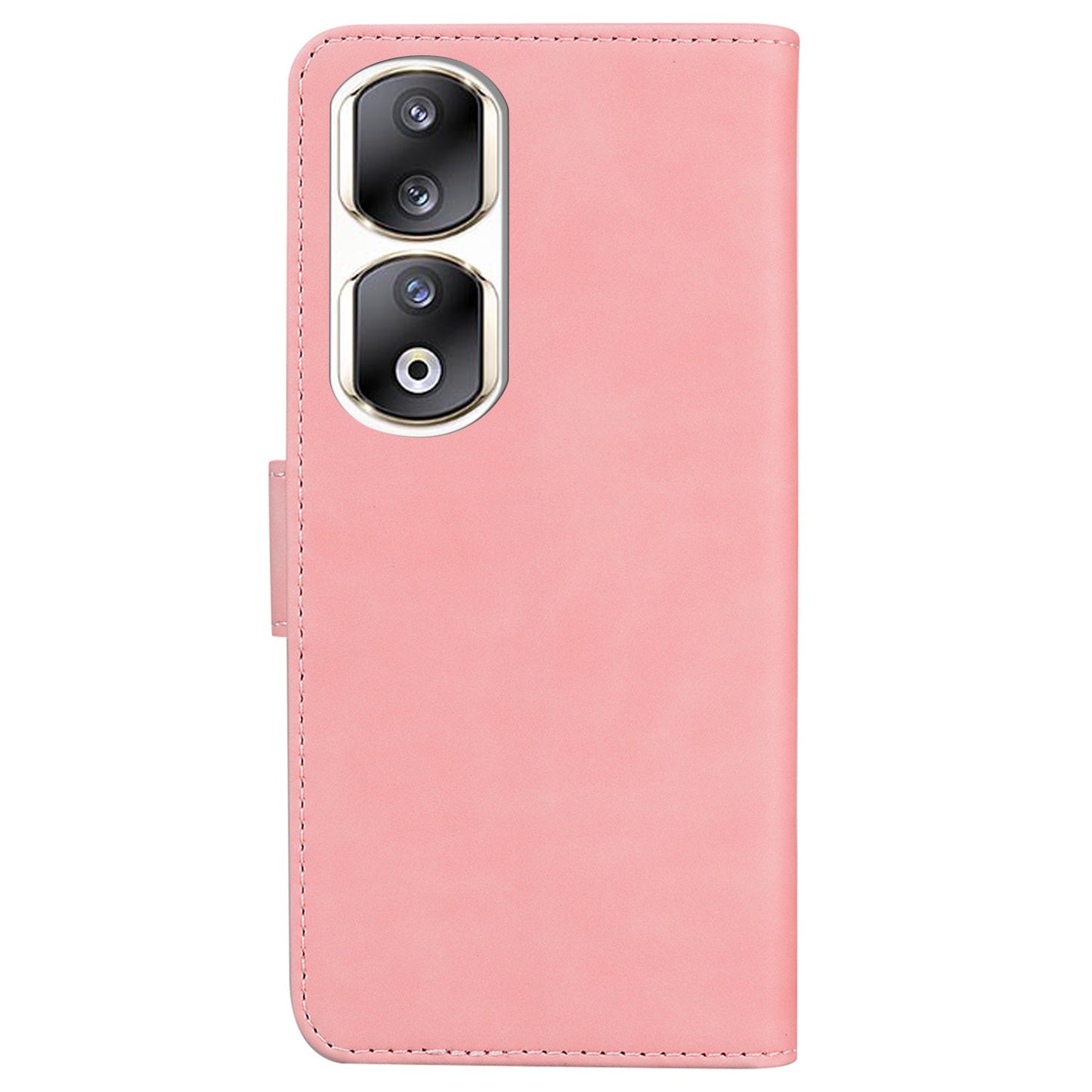 For Honor 90 Pro Anti-Scratch Wallet Phone Case Butterfly Printing Skin-Touch PU Leather Flip Cover