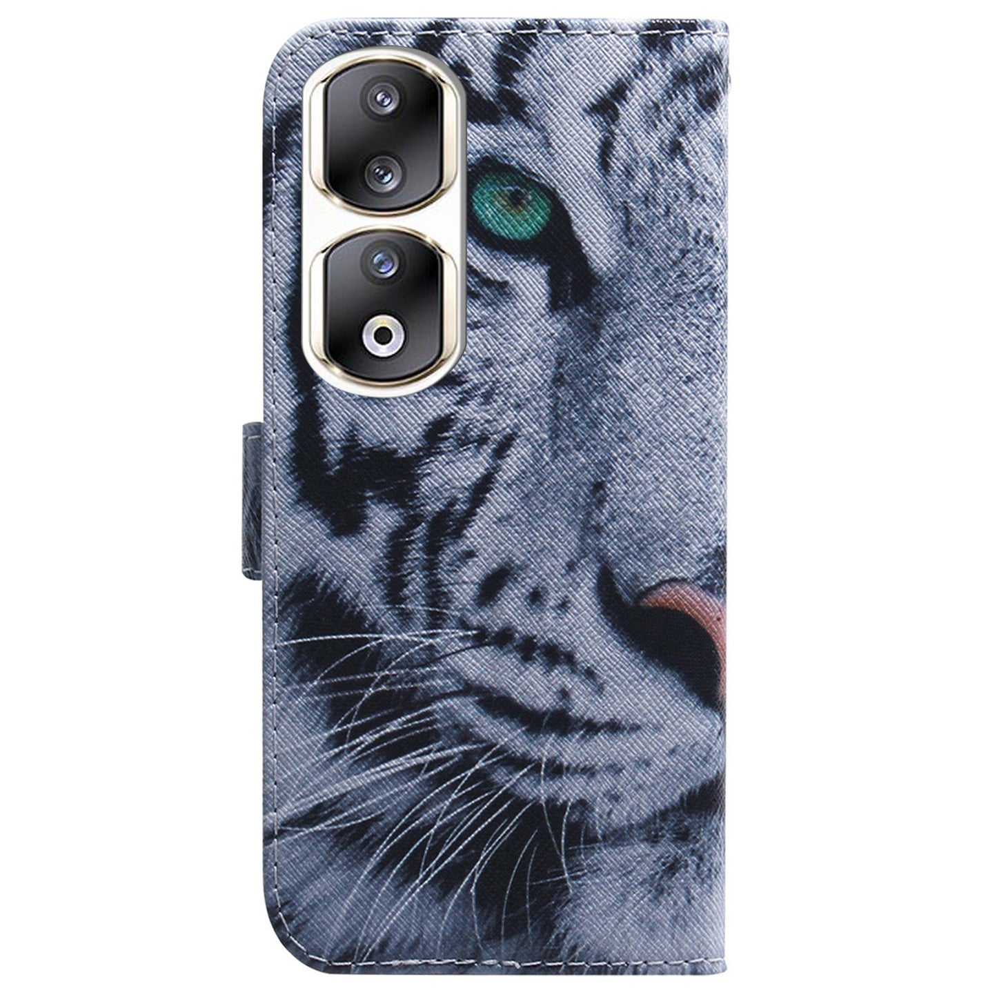 For Honor 90 Pro PU Leather Stand Anti-drop Phone Case Pattern Printing Wallet Cover