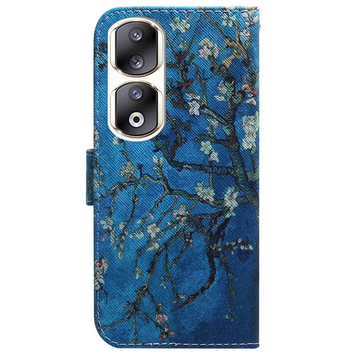For Honor 90 Pro PU Leather Stand Anti-drop Phone Case Pattern Printing Wallet Cover