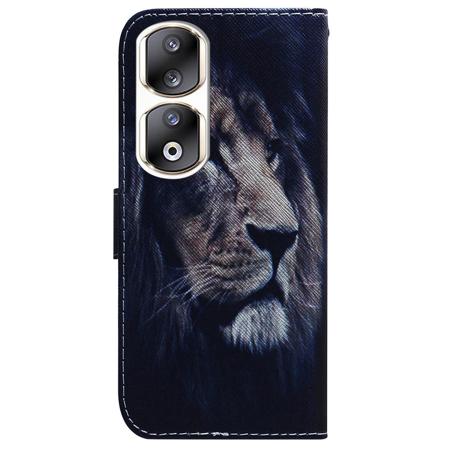 For Honor 90 Pro PU Leather Stand Anti-drop Phone Case Pattern Printing Wallet Cover