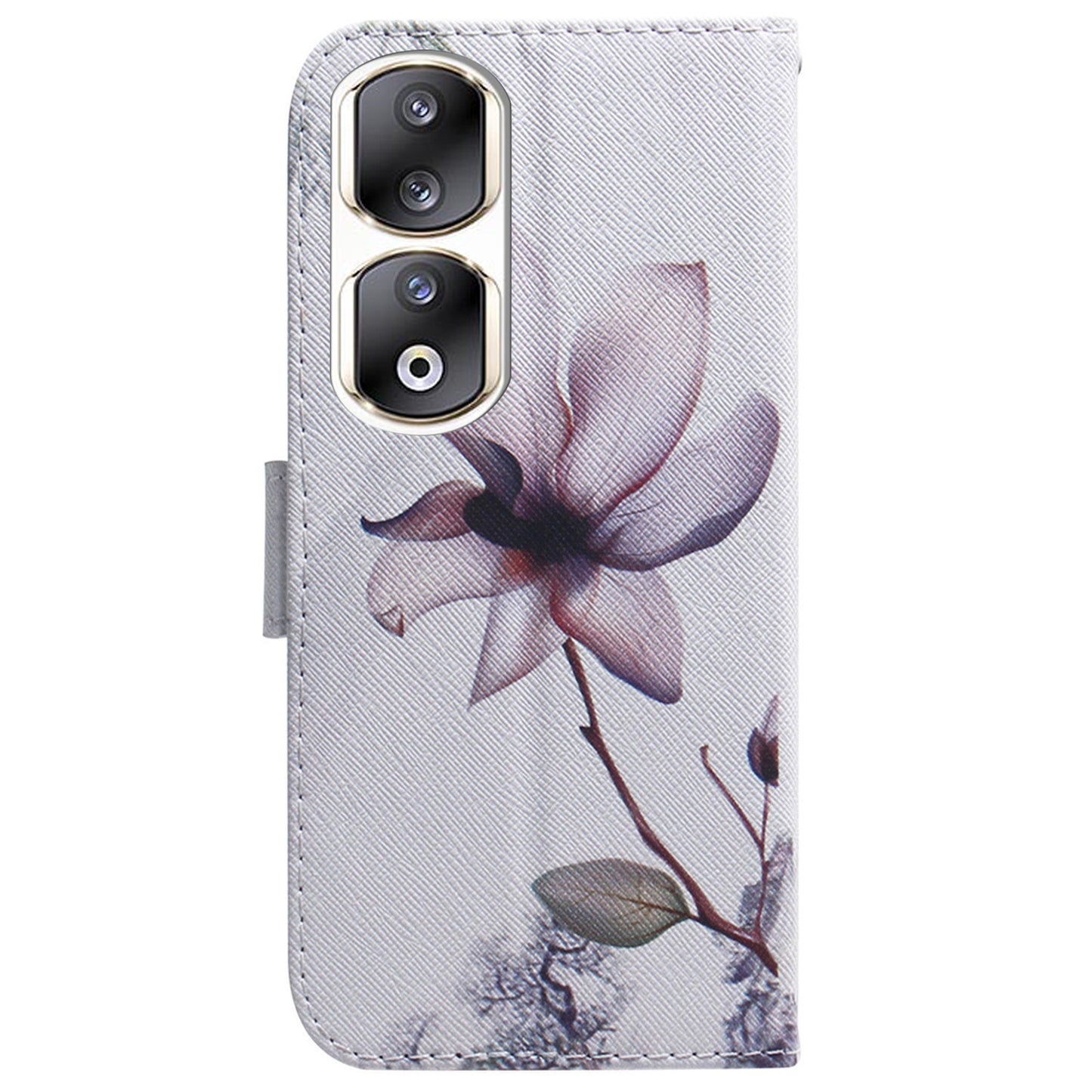 For Honor 90 Pro PU Leather Stand Anti-drop Phone Case Pattern Printing Wallet Cover