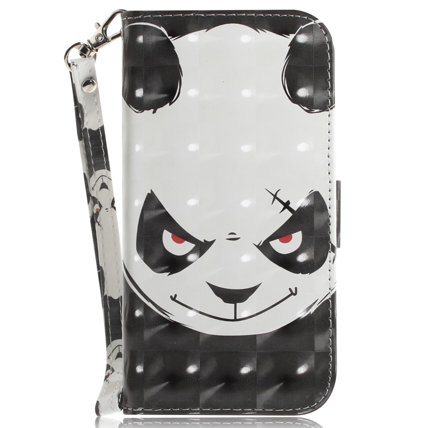 For Honor 90 PU Leather 3D Pattern Printed Phone Case Stand Wallet Drop-proof Cover with Strap