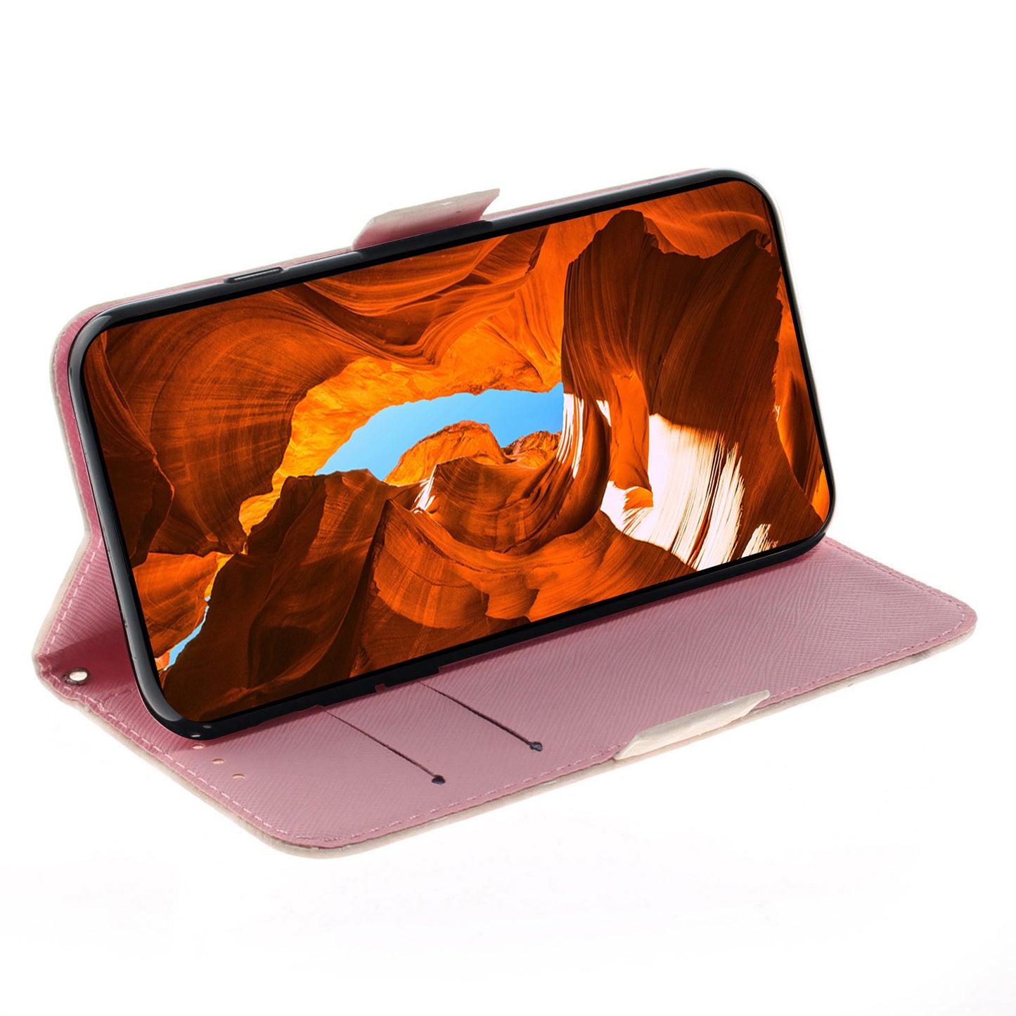For Honor 90 PU Leather 3D Pattern Printed Phone Case Stand Wallet Drop-proof Cover with Strap