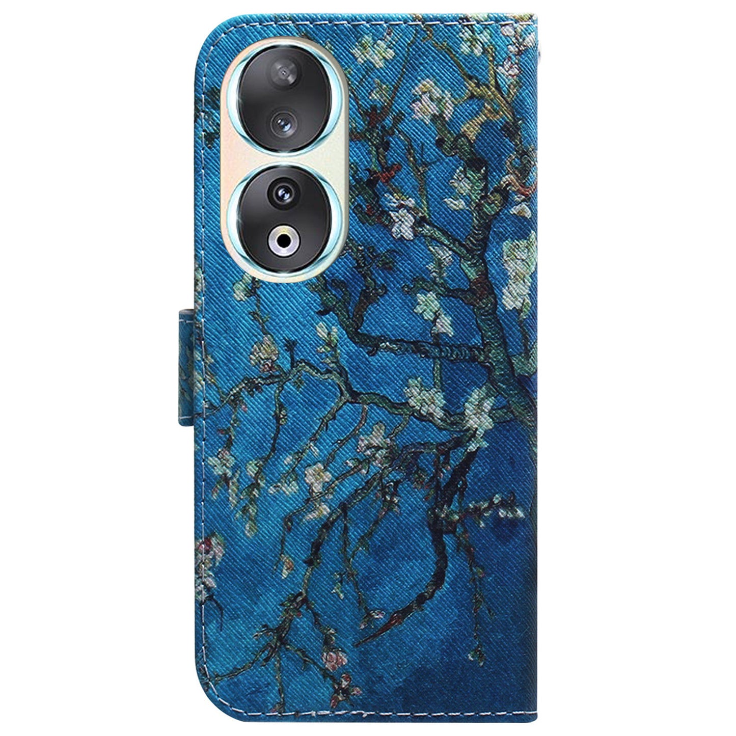 For Honor 90 Pattern Printing PU Leather Shockproof Phone Case Flip Stand Wallet Cover