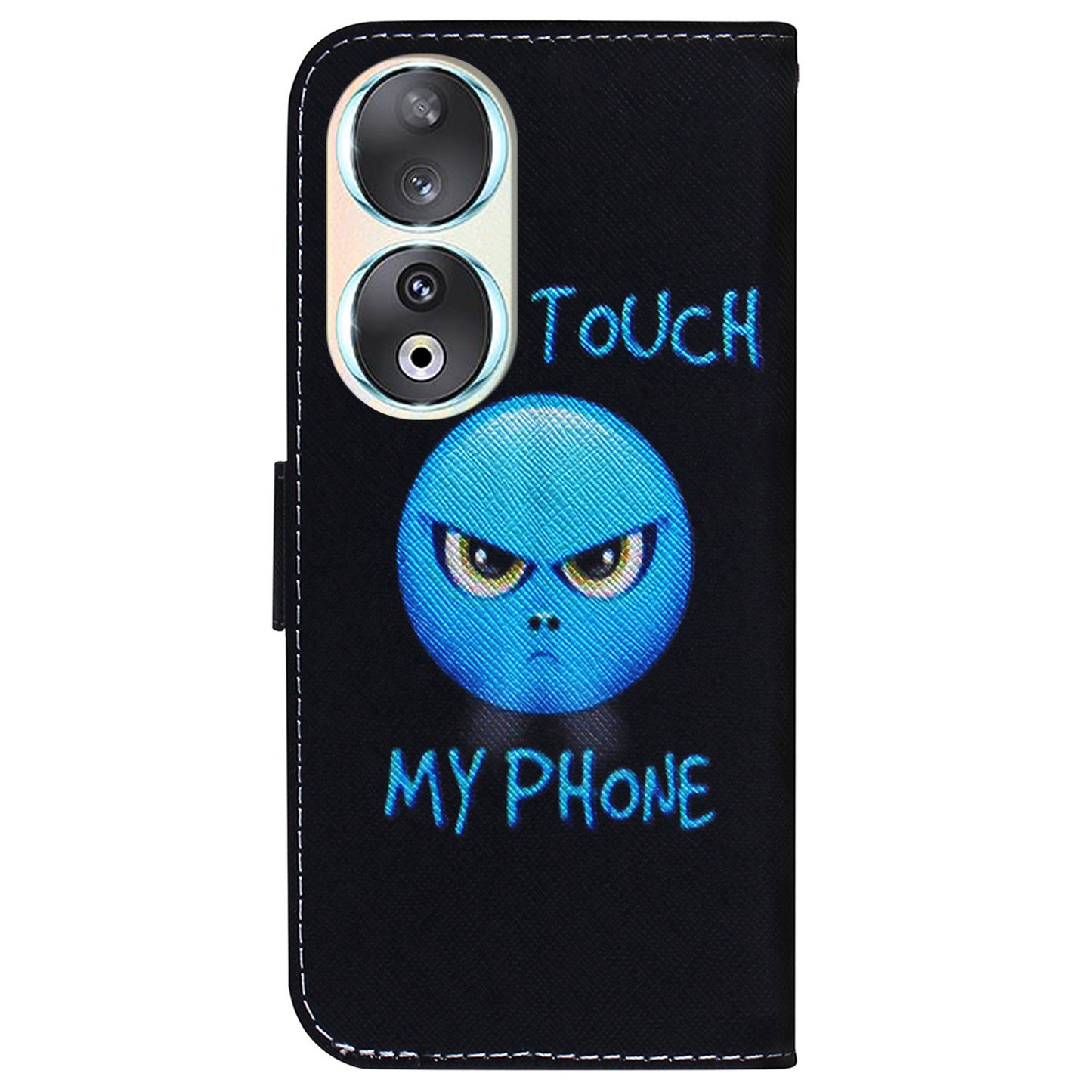 For Honor 90 Pattern Printing PU Leather Shockproof Phone Case Flip Stand Wallet Cover