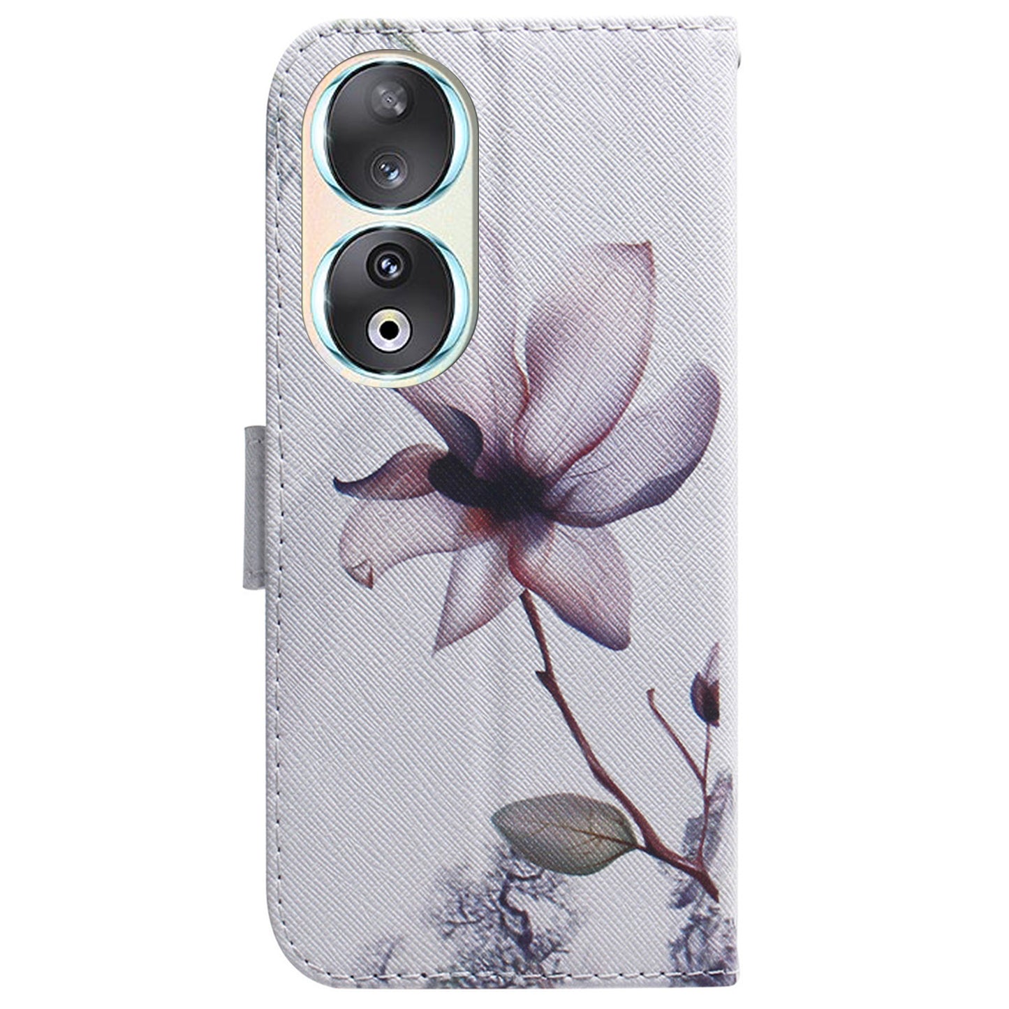 For Honor 90 Pattern Printing PU Leather Shockproof Phone Case Flip Stand Wallet Cover