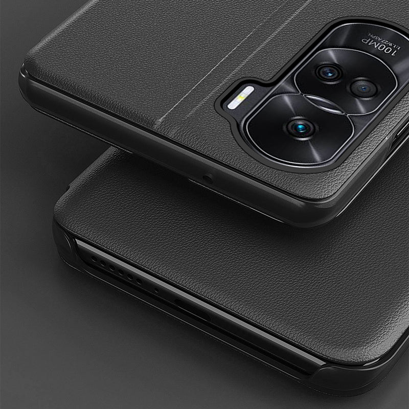 For Honor 90 Lite 5G / X50i 5G View Window Phone Case PU Leather Shockproof Stand Cover