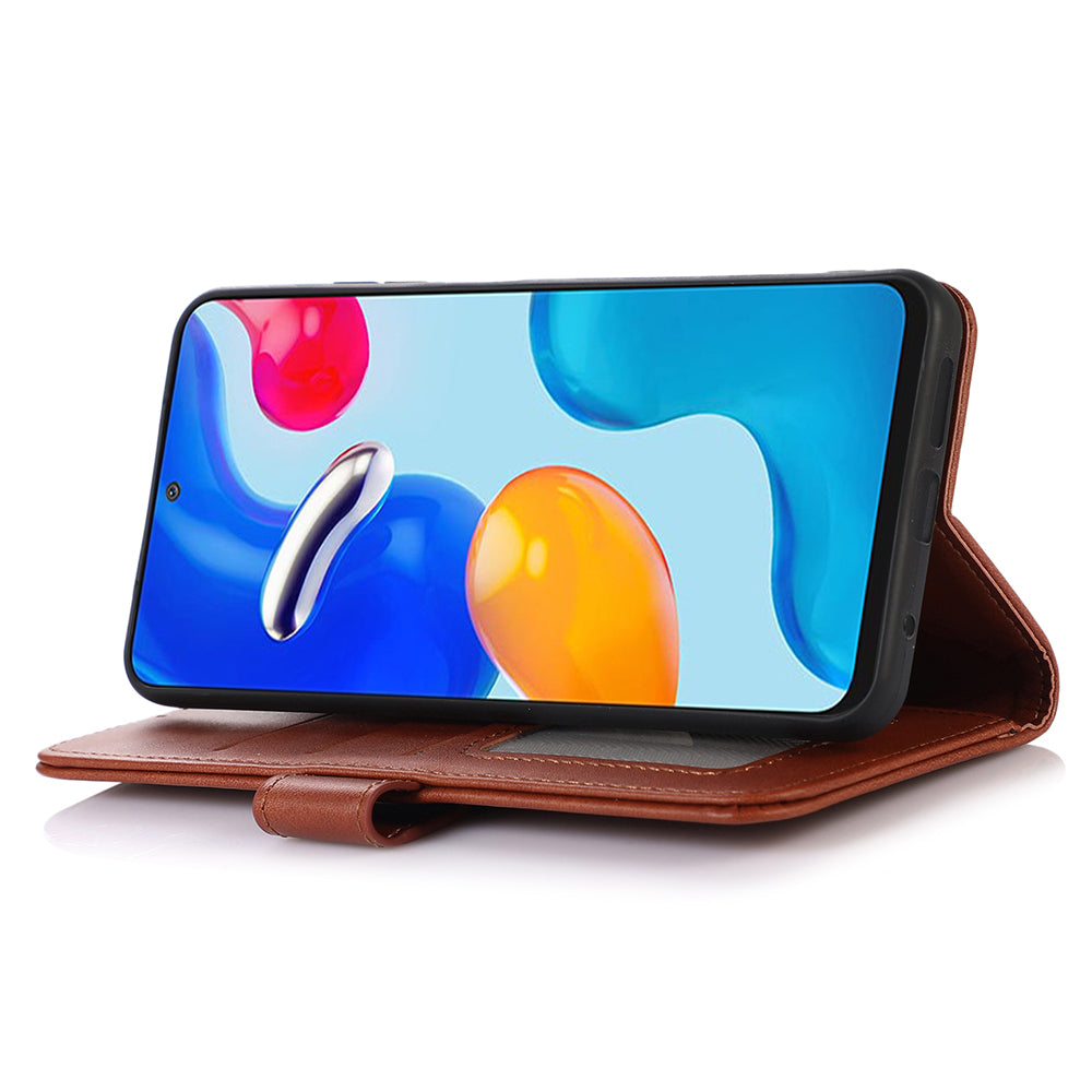 For Huawei nova Y91 4G / Enjoy 60X Cowhide Texture Phone Case Wallet Stand Leather Phone Cover