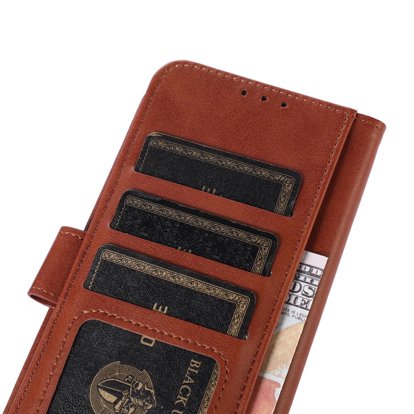 For Huawei nova Y91 4G / Enjoy 60X Cowhide Texture Phone Case Wallet Stand Leather Phone Cover