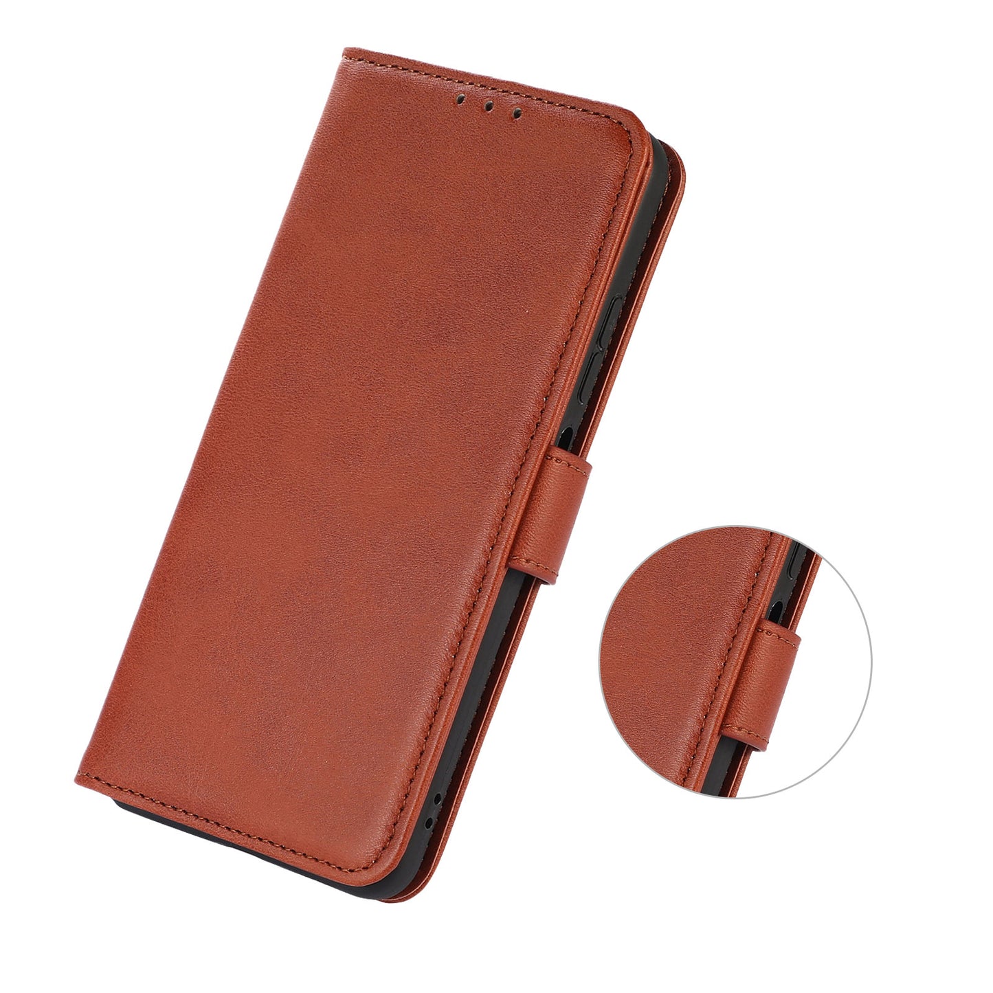 For Huawei nova Y91 4G / Enjoy 60X Cowhide Texture Phone Case Wallet Stand Leather Phone Cover