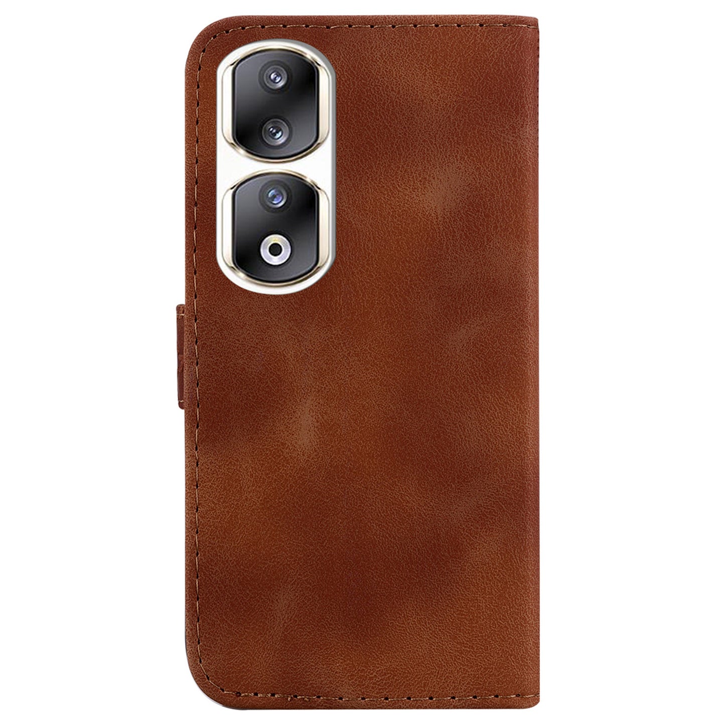 For Honor 90 Pro PU Leather Stand Cover 7-Shape Imprinted Flip Wallet Phone Case