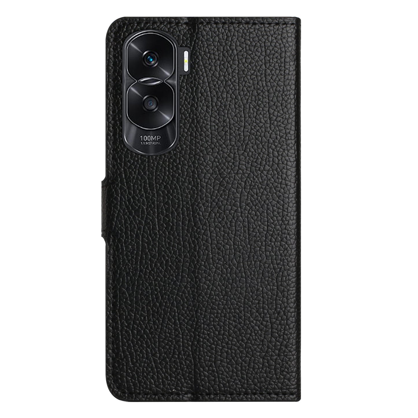 For Honor 90 Lite 5G / X50i 5G PU Leather Flip Cover Litchi Texture Phone Wallet Book Stand Phone Case