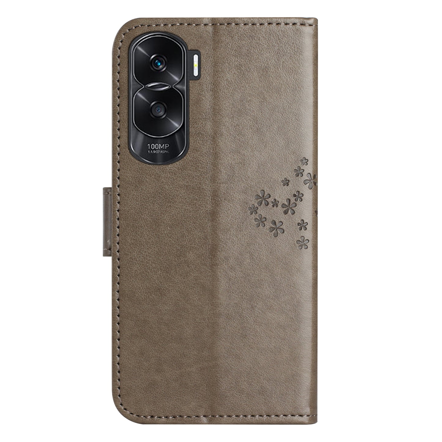 For Honor 90 Lite 5G / X50i 5G Leather Flip Stand Cover Owl Tree Imprinted Wallet Phone Case