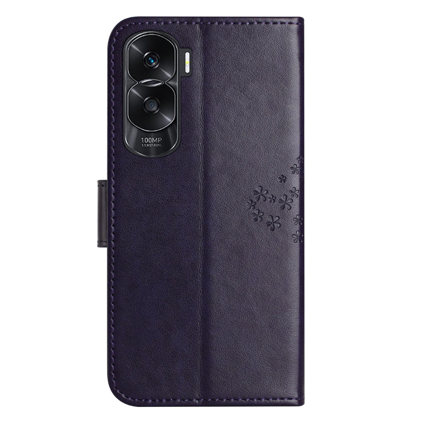 For Honor 90 Lite 5G / X50i 5G Leather Flip Stand Cover Owl Tree Imprinted Wallet Phone Case