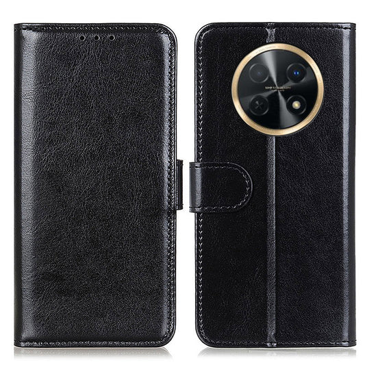 For Huawei nova Y91 4G / Enjoy 60X PU Leather Phone Case Crazy Horse Texture Wallet Stand Cover