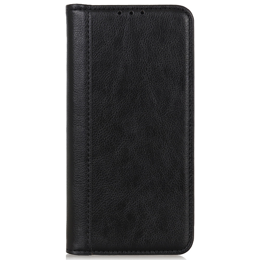 For Huawei nova Y91 4G / Enjoy 60X Litchi Texture Split Leather Phone Case Wallet Stand Cover