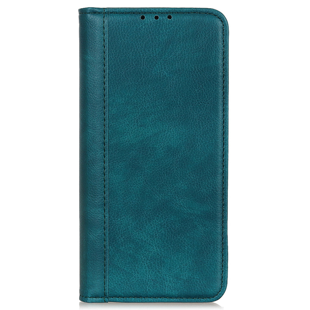 For Huawei nova Y91 4G / Enjoy 60X Litchi Texture Split Leather Phone Case Wallet Stand Cover