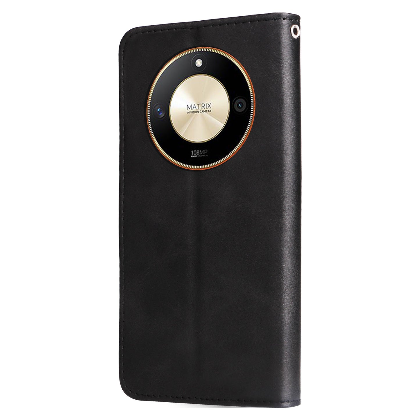 For Honor X50 Calf Texture Anti-drop Case Zipper Pocket Wallet Stand Smartphone Cover