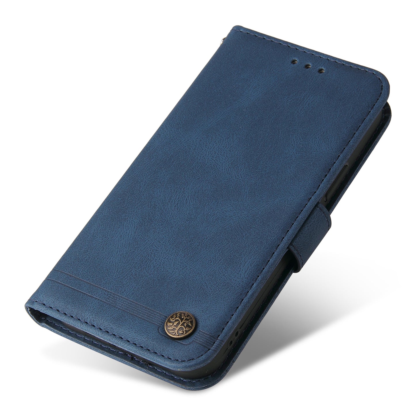 For Honor X50 Imprinted Skin-touch Phone Cover PU Leather Stand Wallet Shockproof Case