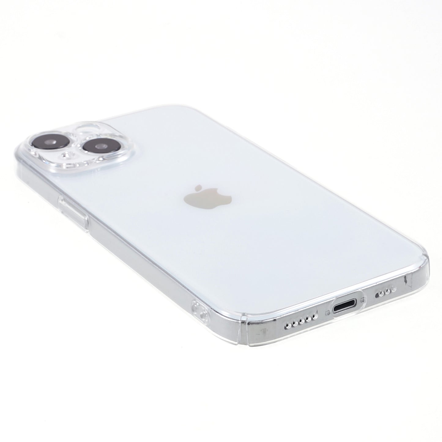 100PCS For iPhone 13 Clear Plastic Cell Phone Cover Slim-Fit Hard Phone Case HD Transparent Shell
