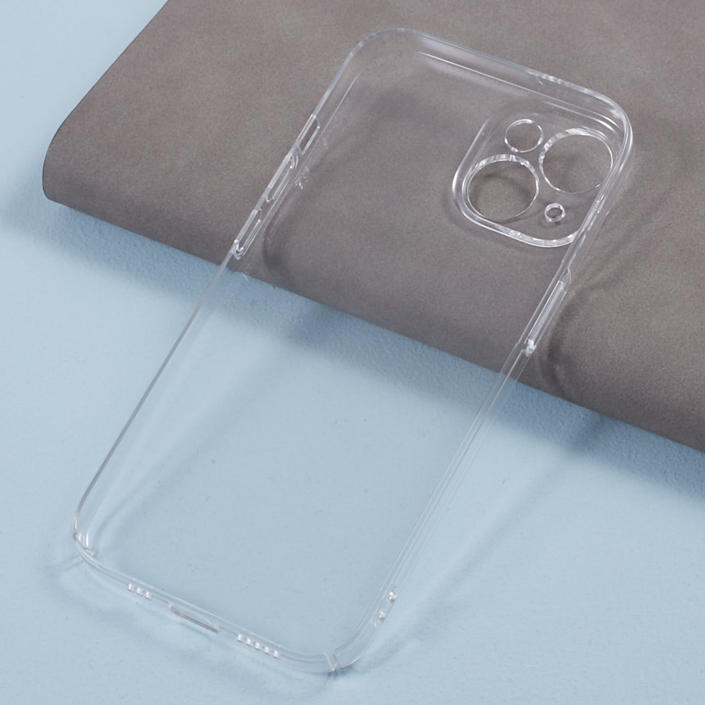 100PCS For iPhone 13 Clear Plastic Cell Phone Cover Slim-Fit Hard Phone Case HD Transparent Shell