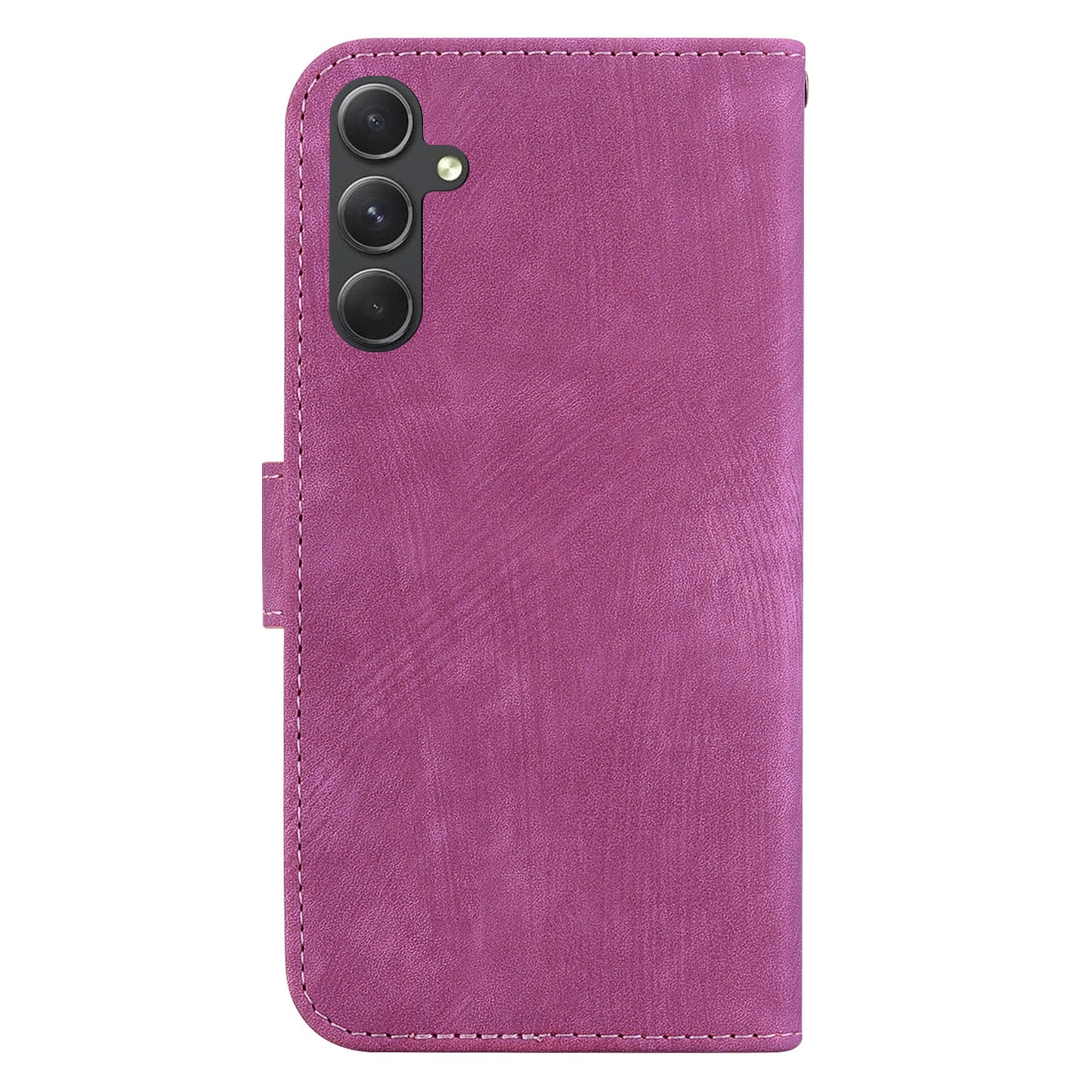 For Samsung Galaxy A54 5G Cute Tiger Imprint Anti-drop Cover Leather Wallet Stand Phone Case