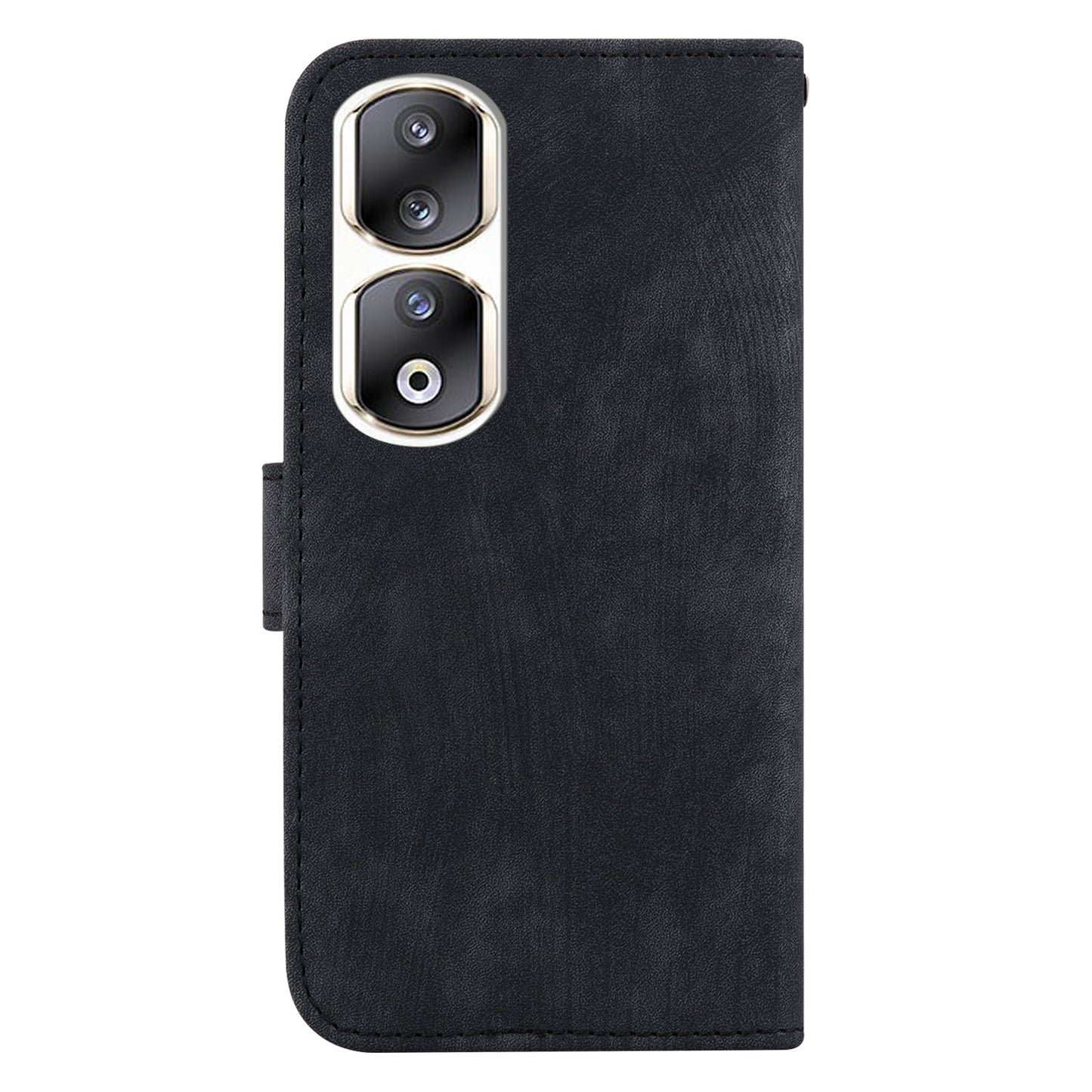 For Honor 90 Pro Wallet Phone Case Lovely Tiger Imprint Anti-Drop Leather Folio Flip Cover