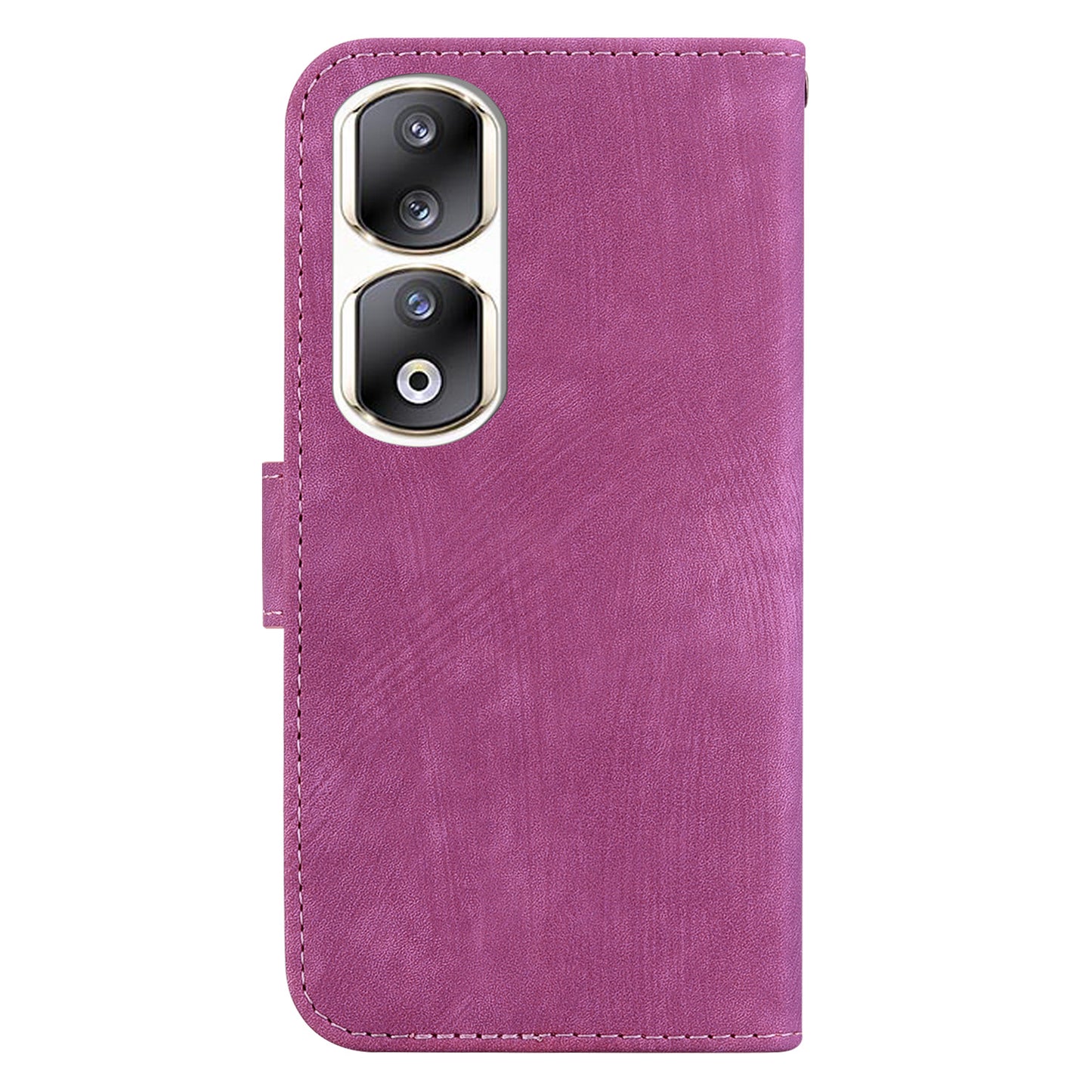 For Honor 90 Pro Wallet Phone Case Lovely Tiger Imprint Anti-Drop Leather Folio Flip Cover