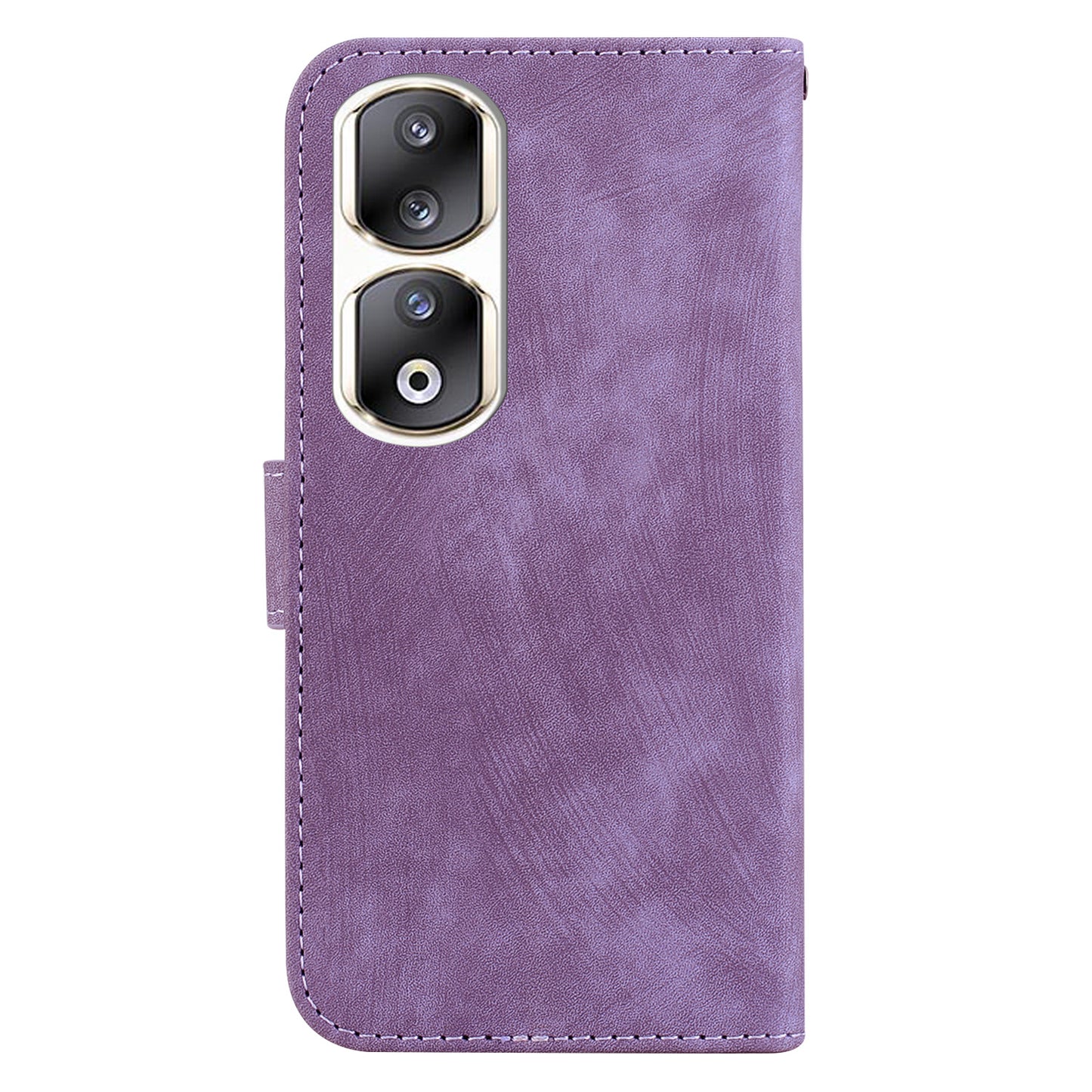 For Honor 90 Pro Wallet Phone Case Lovely Tiger Imprint Anti-Drop Leather Folio Flip Cover