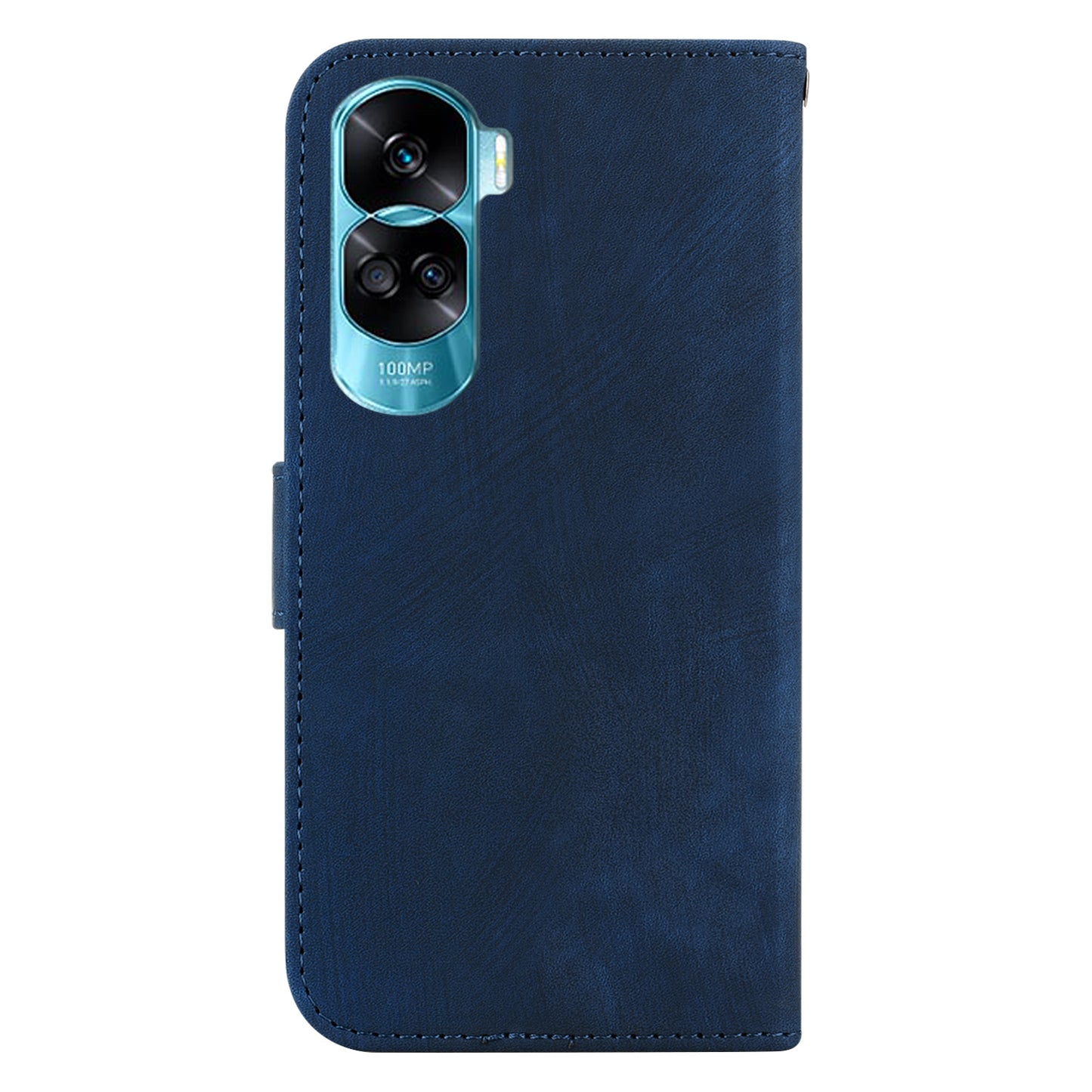 For Honor 90 Lite 5G Wallet Stand Phone Case Magnetic Clasp Lovely Tiger Imprint Leather Cover