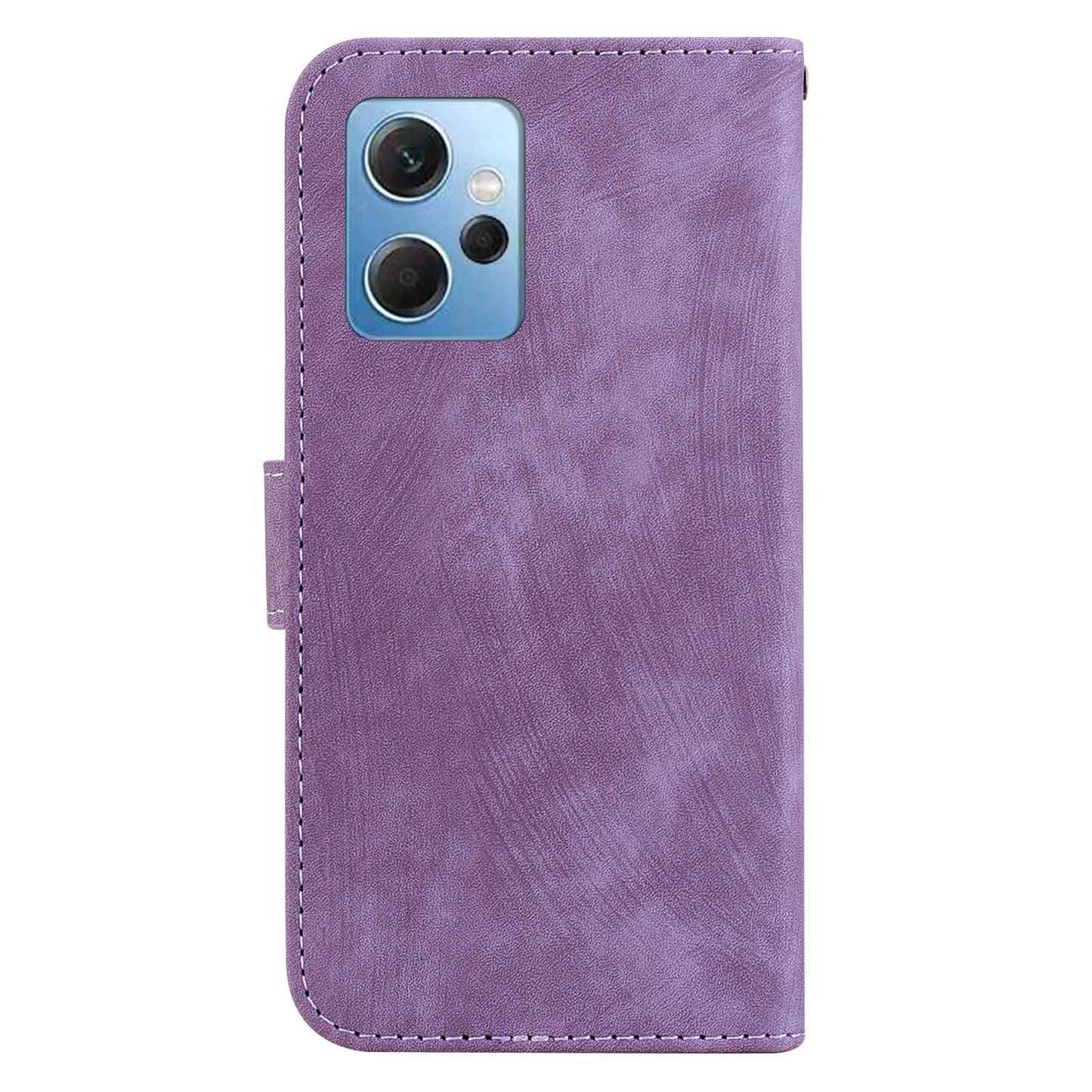 For Xiaomi Redmi Note 12 4G Wallet Phone Case Lovely Tiger Imprint Magnetic Clasp Leather Cover
