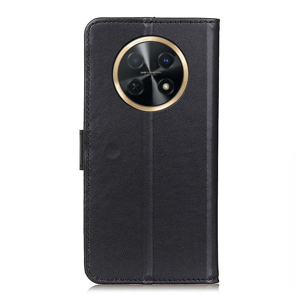 For Huawei nova Y91 4G / Enjoy 60X Wallet Phone Case Textured PU Leather Stand Drop Protection Phone Cover