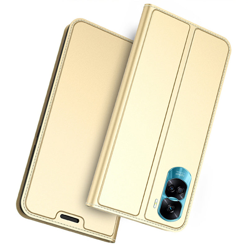 For Honor 90 Lite 5G / X50i 5G Phone Cover Card Slot PU Leather Foldable Stand Flip Phone Case