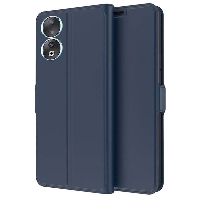 For Honor 90 Folio Flip PU Leather Stand Cover Card Holder Mobile Phone Case