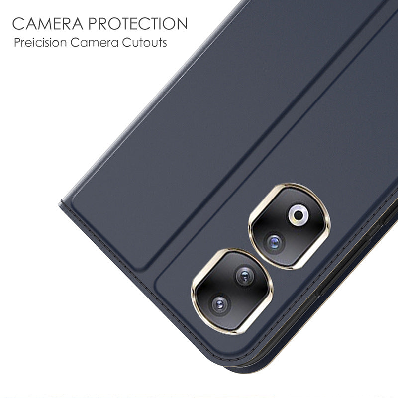 For Honor 90 Pro Card Slot Phone Cover Fall Protection PU Leather Stand Phone Case