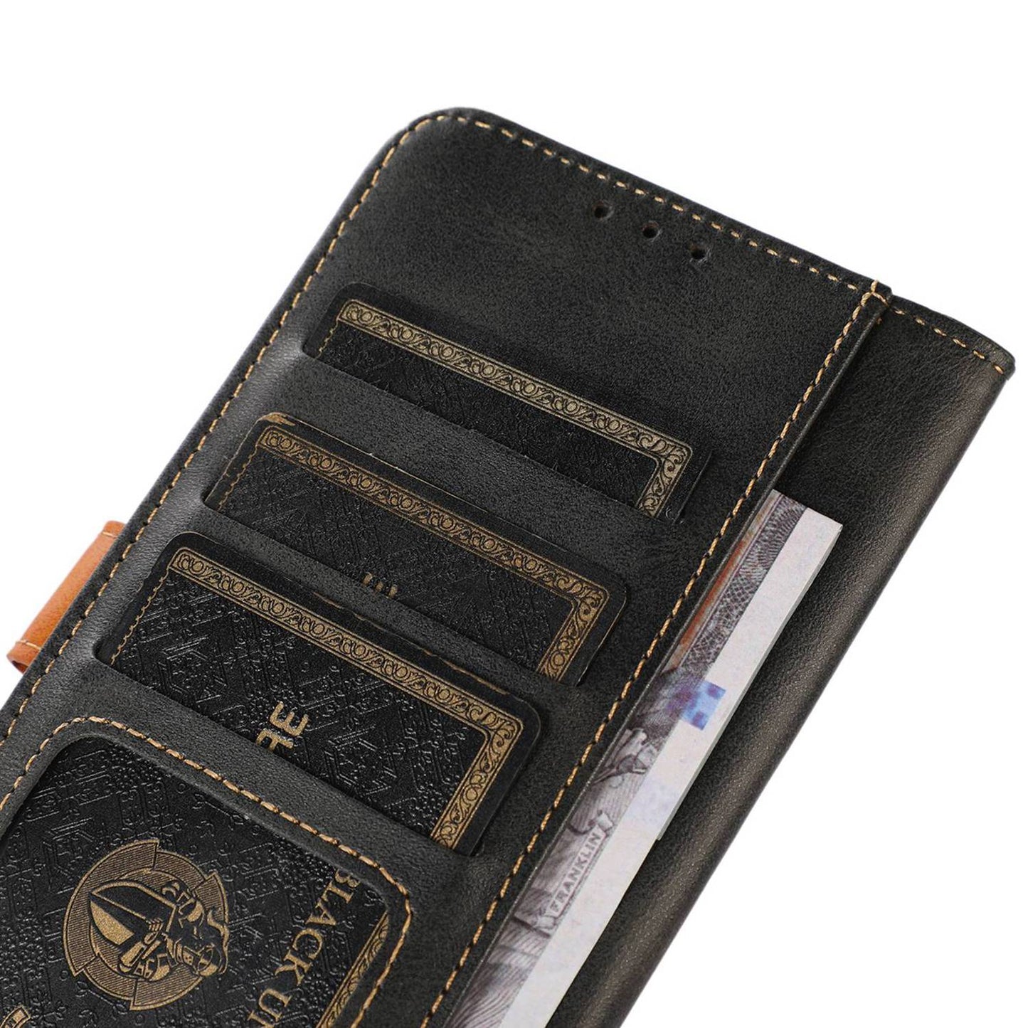 For Honor 90 Full Protection Shell Phone Case Calf Texture Leather Wallet Stand Cover