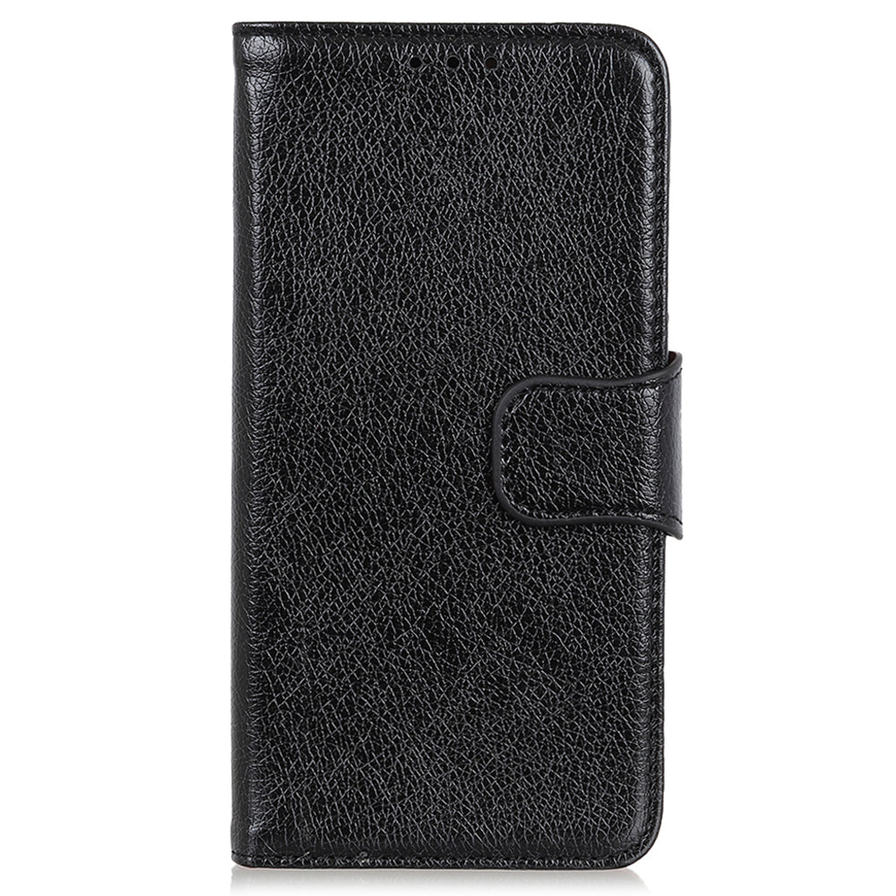 For Honor 90 Split Leather Wallet Stand Protective Case Nappa Texture Phone Cover