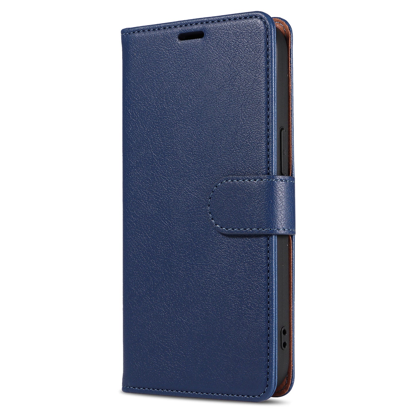 001 For iPhone 15 Pro Max Magnetic Closure Phone Case RFID Blocking Wallet PU Leather Stand Cover