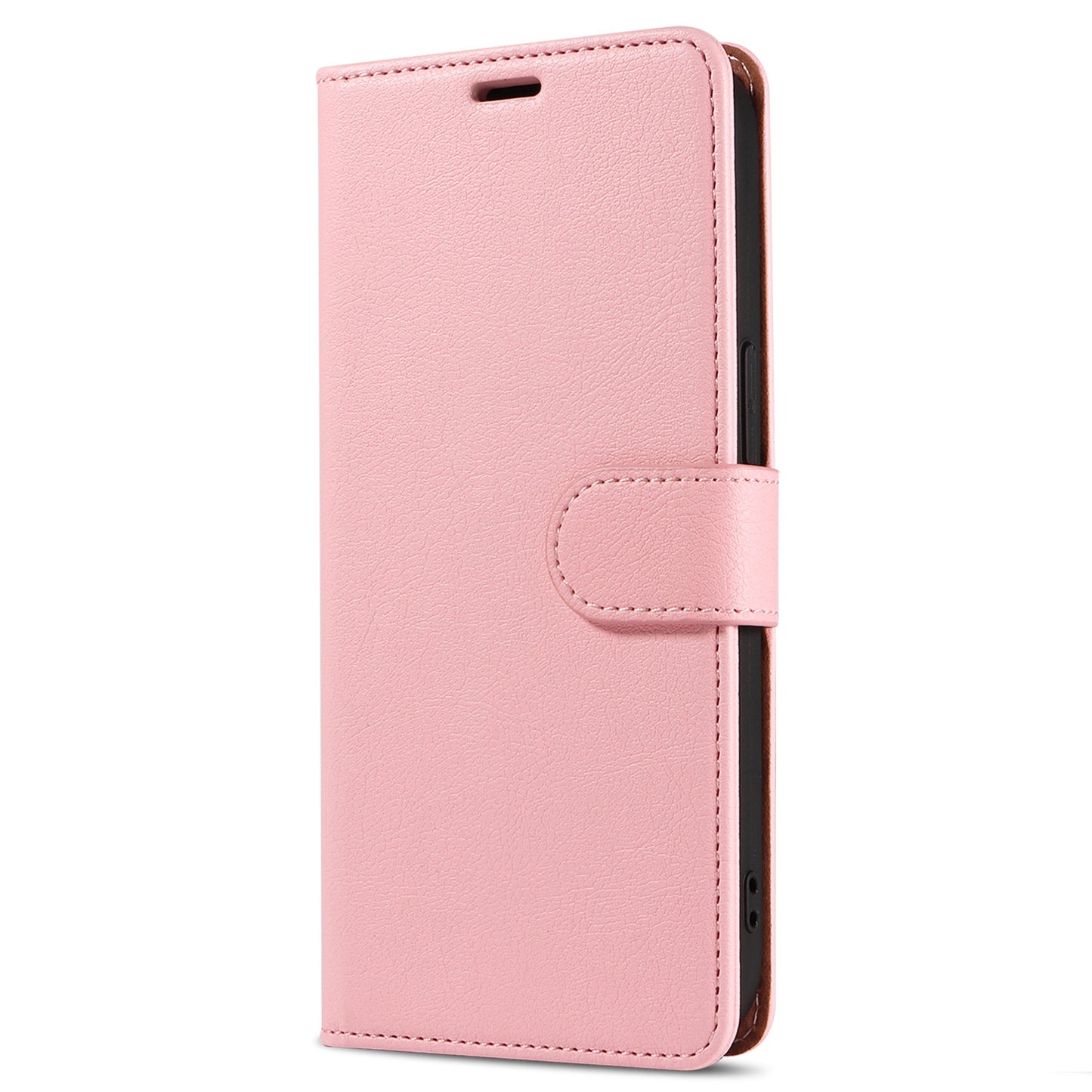 001 For iPhone 15 Pro Max Magnetic Closure Phone Case RFID Blocking Wallet PU Leather Stand Cover